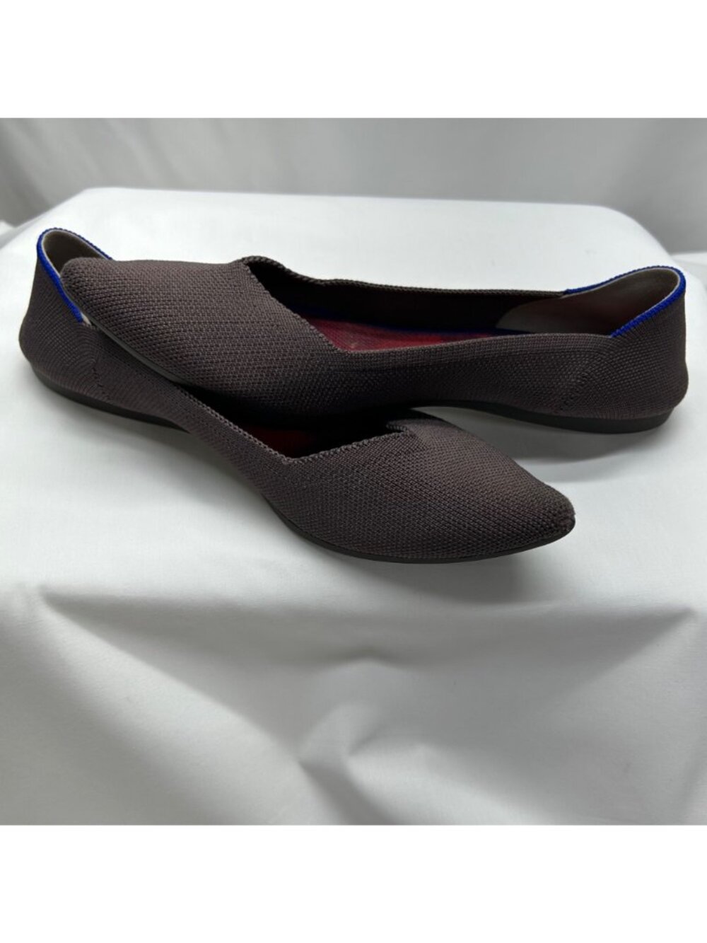 ROTHY'S The Point Ballet Flats In Retired Mink Color Women's 10 - Picture 9 of 12